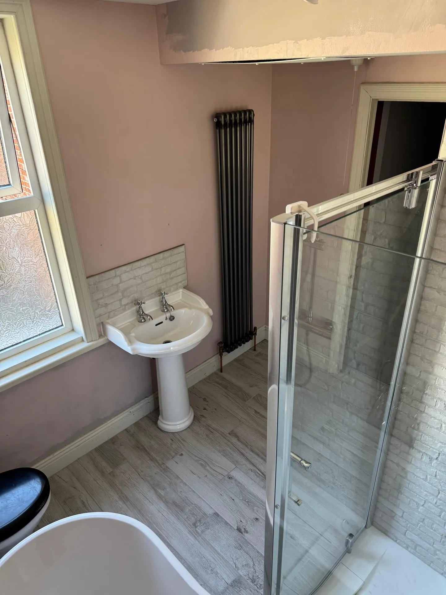 Completed bathroom installation in North Shields