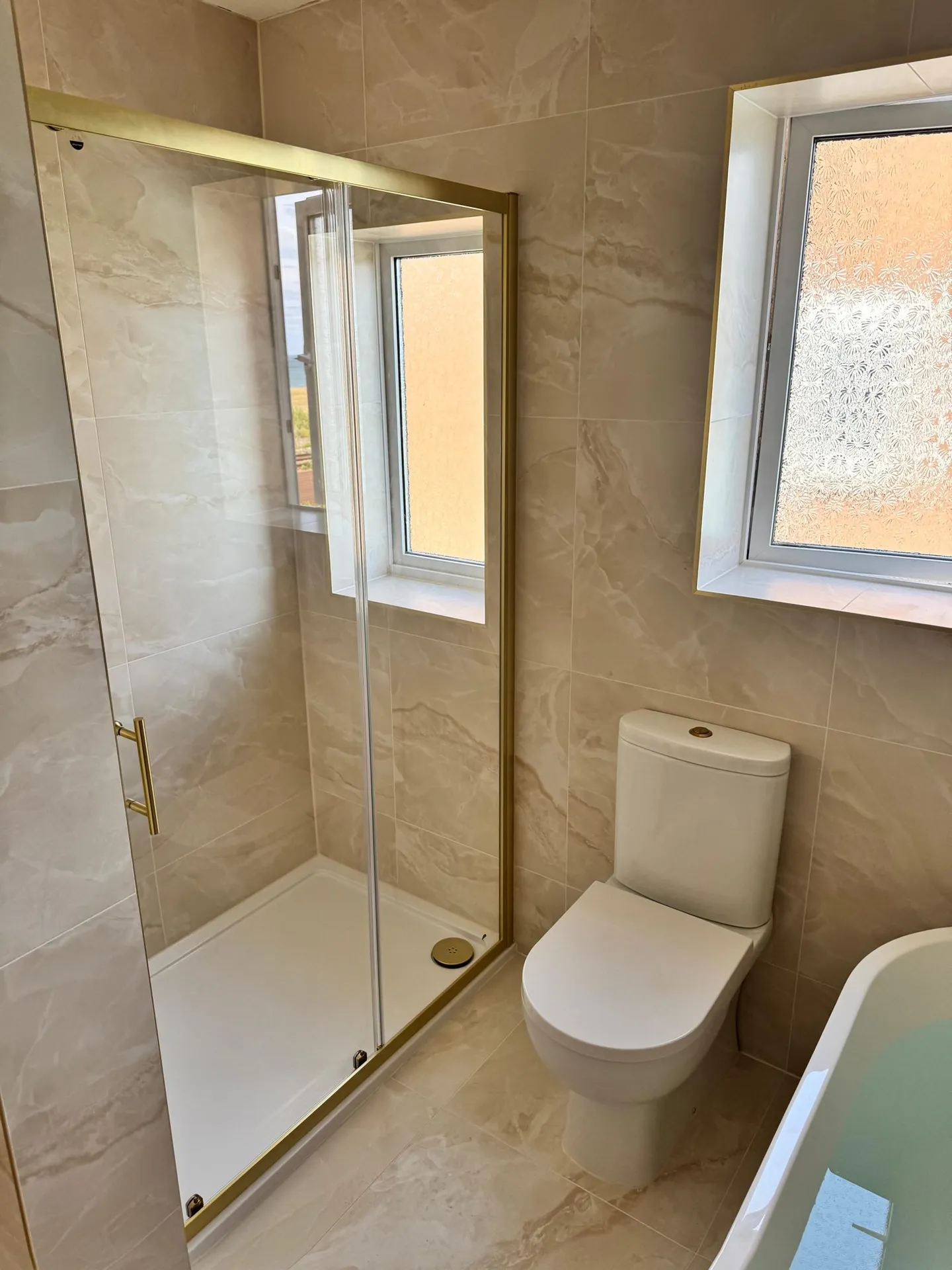 Completed bathroom installation in North Shields