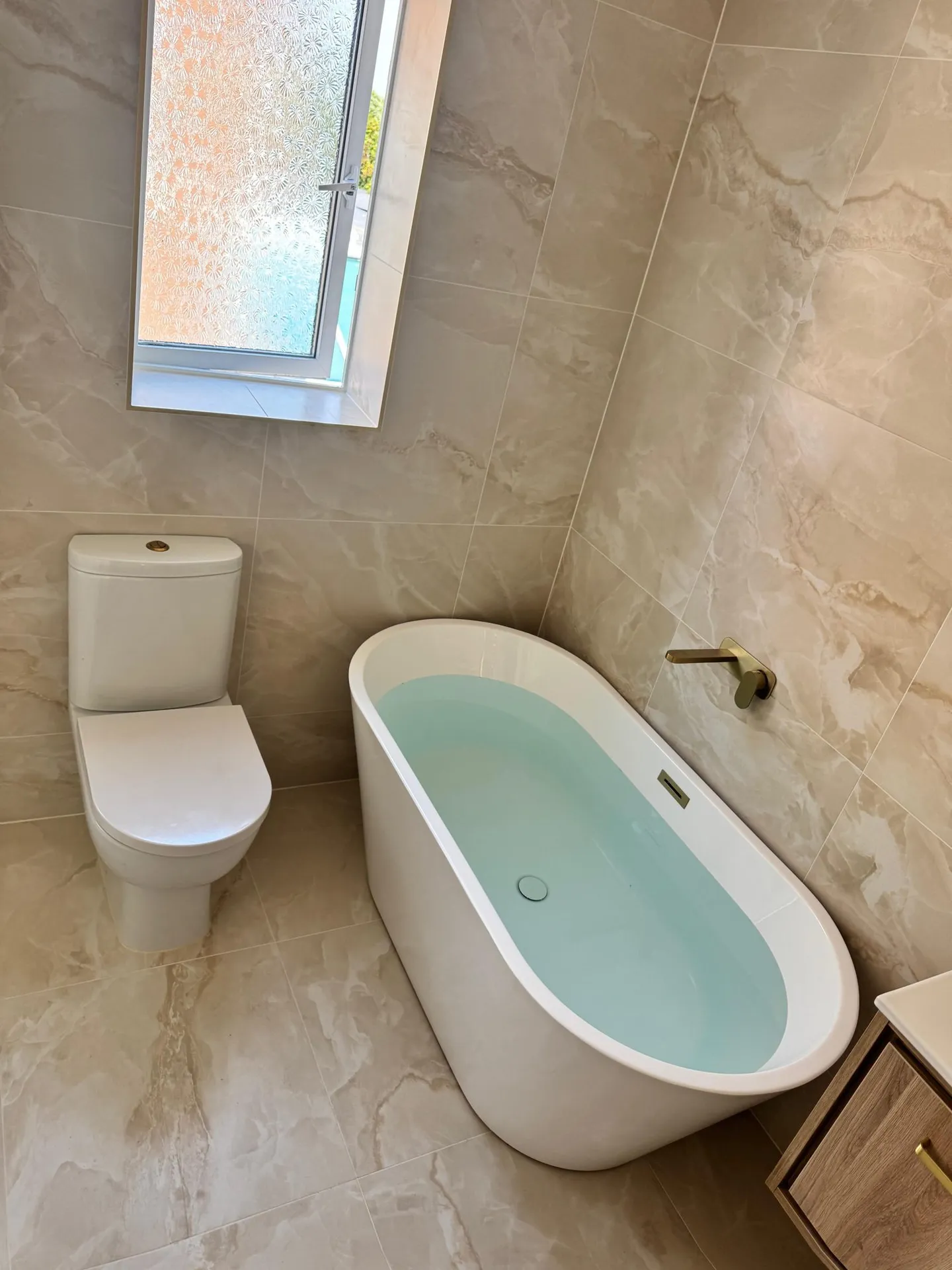 Completed bathroom installation in North Shields