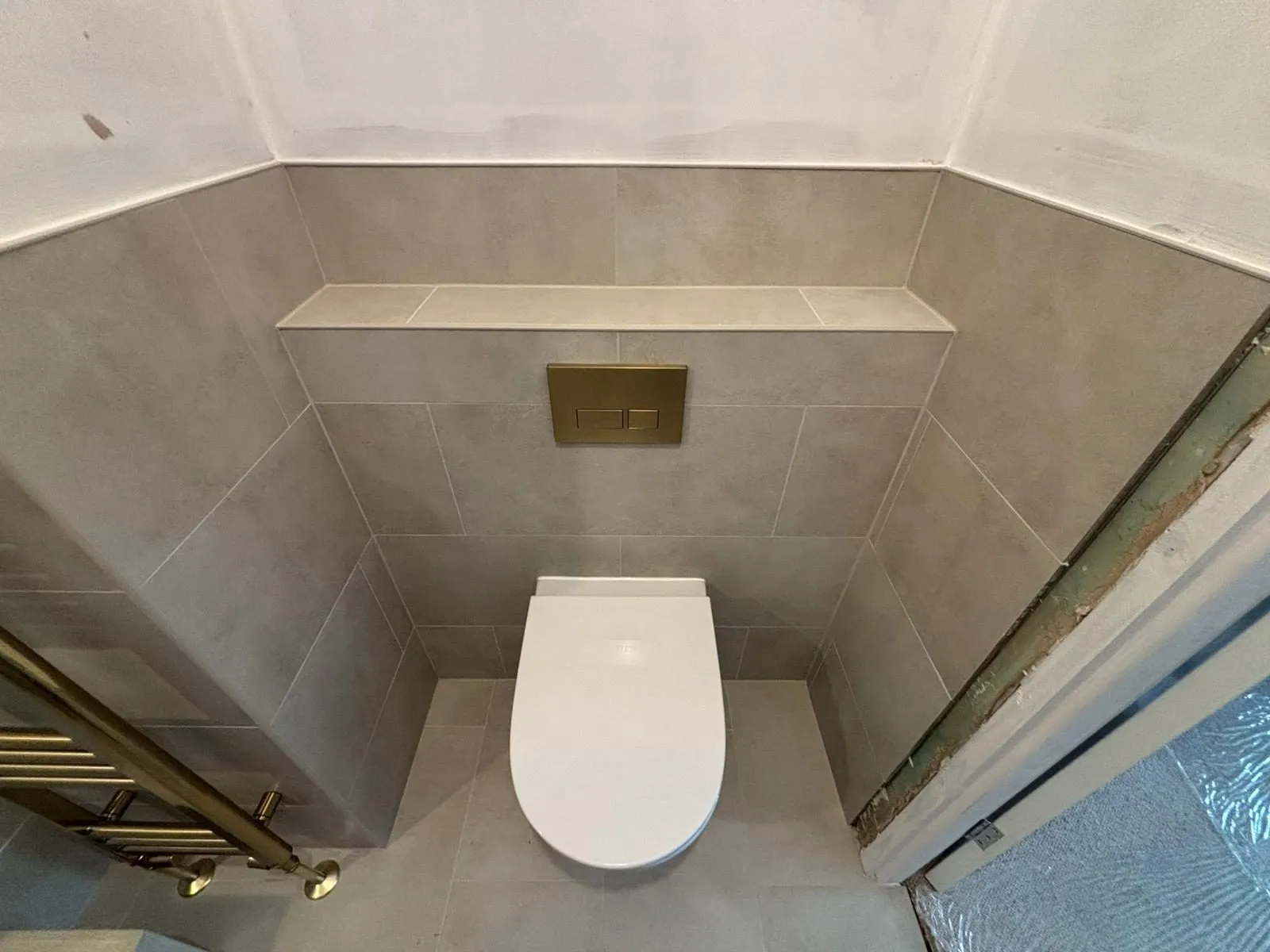 Completed bathroom installation in North Shields