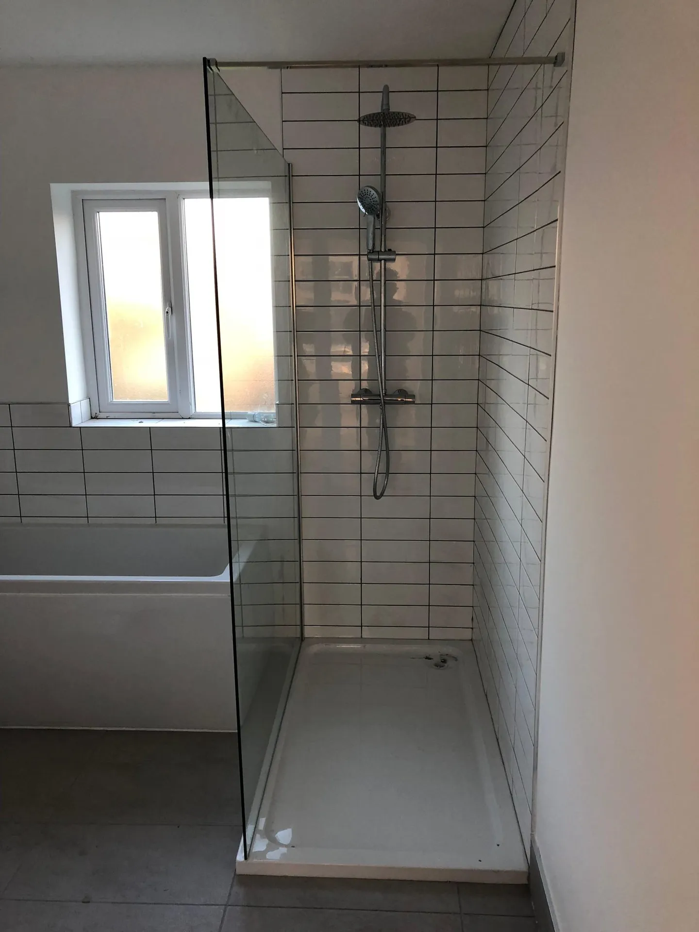 Completed bathroom installation in North Shields